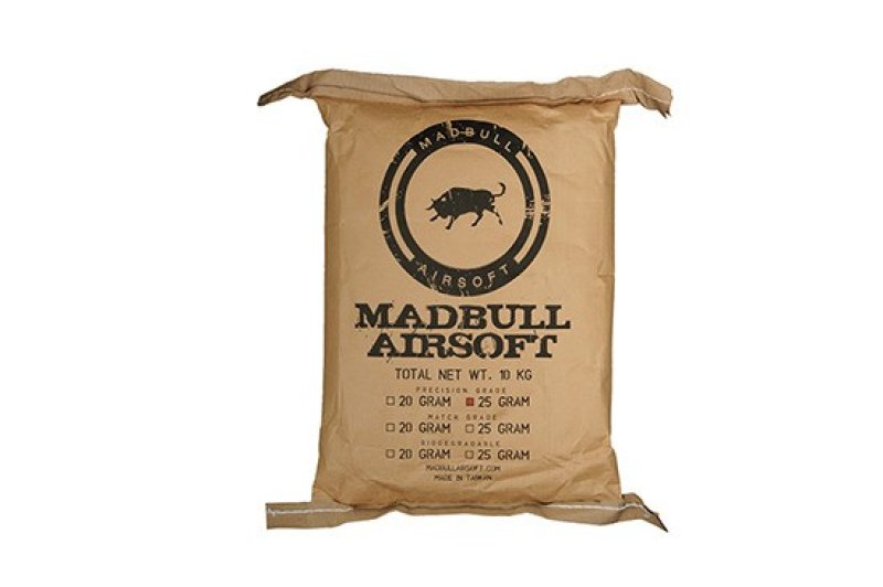 Airsoft BB MadBull Precision 0,25g 40 000szt biały