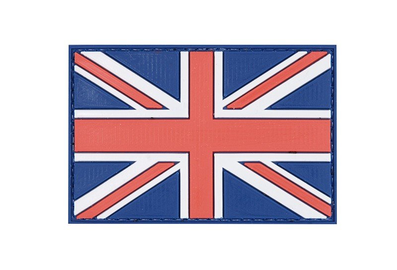 Naszywka na rzep flaga 3D Wielka Brytania  