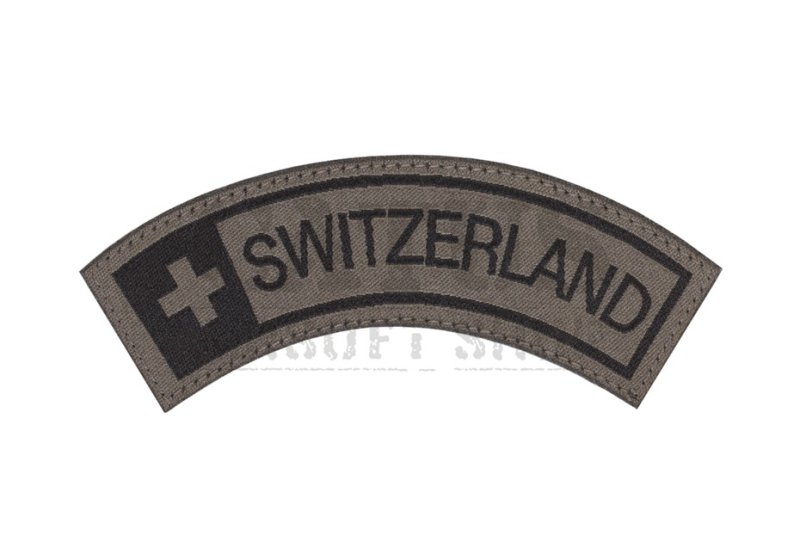 Naszywka na rzep Switzerland Claw Gear Ciemnoszary 