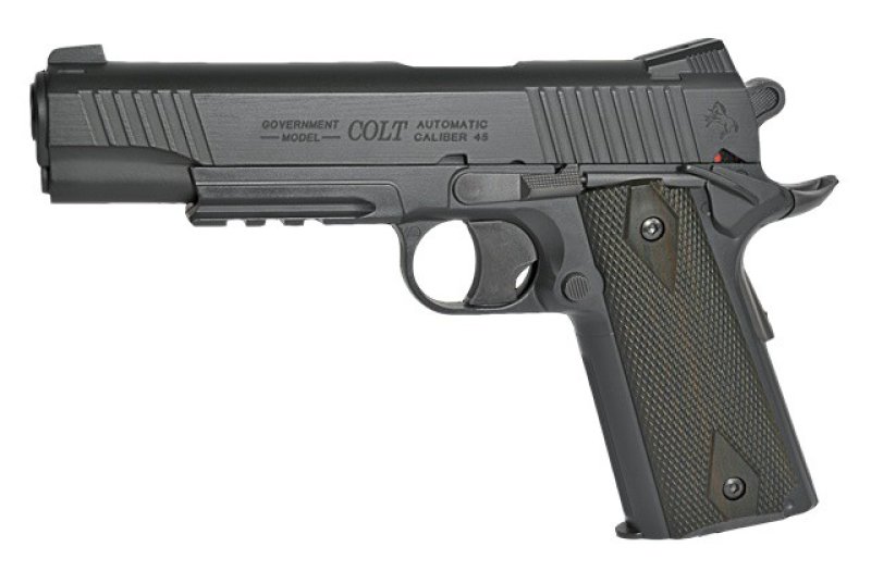 Pistolet airsoftowy CyberGun Colt 1911 Rail CO2 NBB  