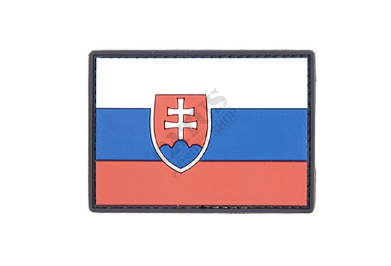 Naszywka na rzep z flagą słowacką 3D  