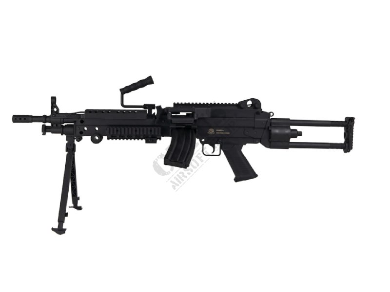 CyberGun pistolet airsoftowy FN M249 AEG 6 mm 300 Bbs 1J Czarny 