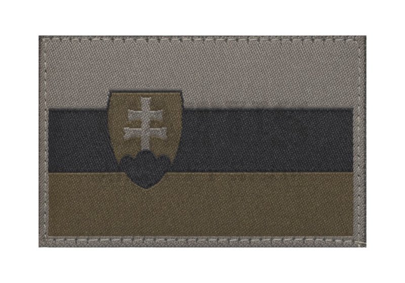 Naszywka na rzep z flagą Słowacji Claw Gear Ciemnoszary 