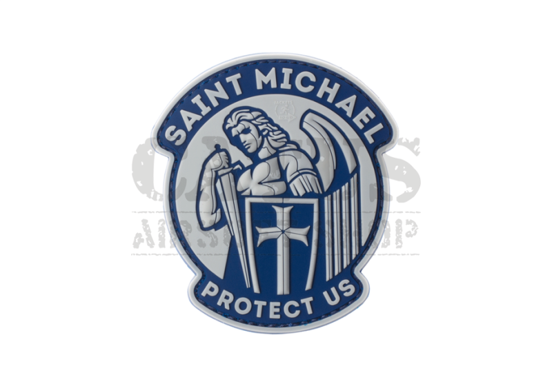 Naszywka na rzep 3D Saint Michael Niebieski 
