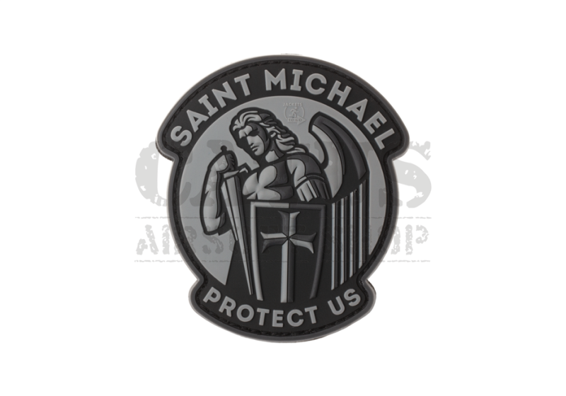 3D Saint Michael tépőzáras tapasz Fekete 