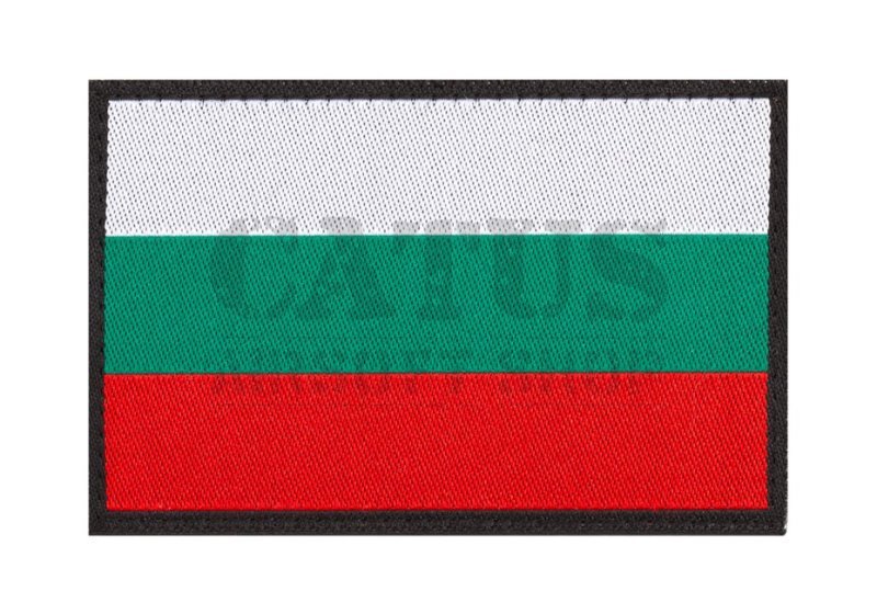 Naszywka na rzep z flagą Bułgarii  