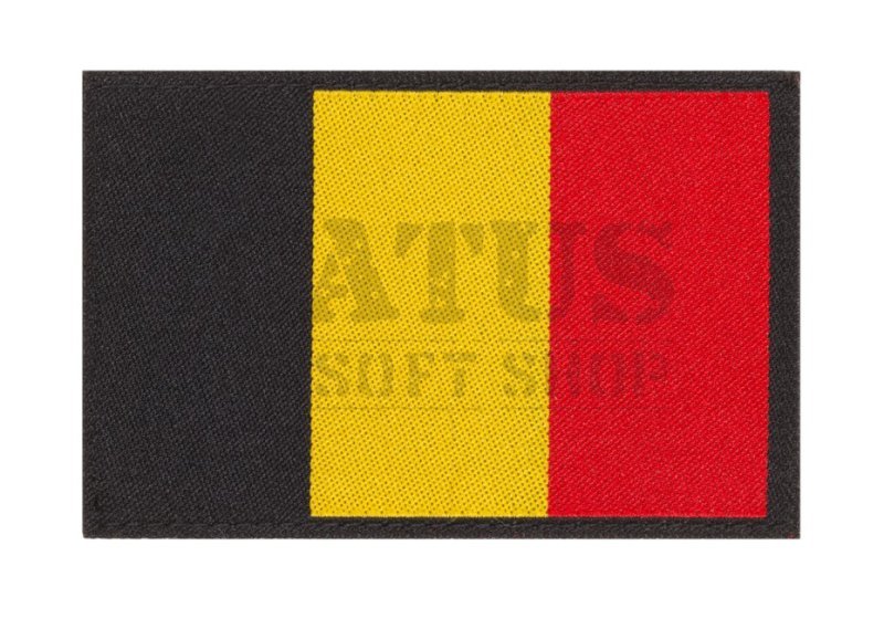 Nášivka na suchý zip Belgická vlajka Color 