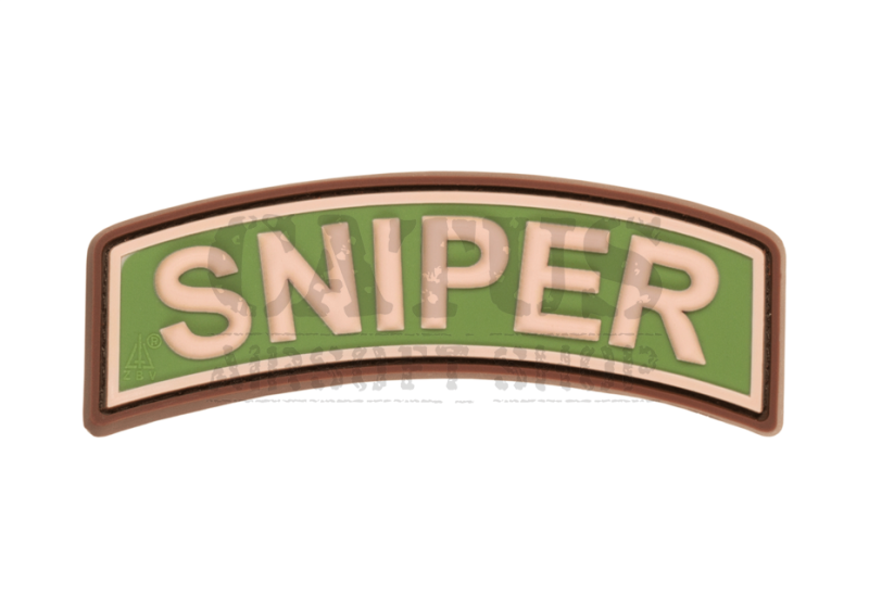 Naszywka na rzep 3D Sniper Tab Oliwka 