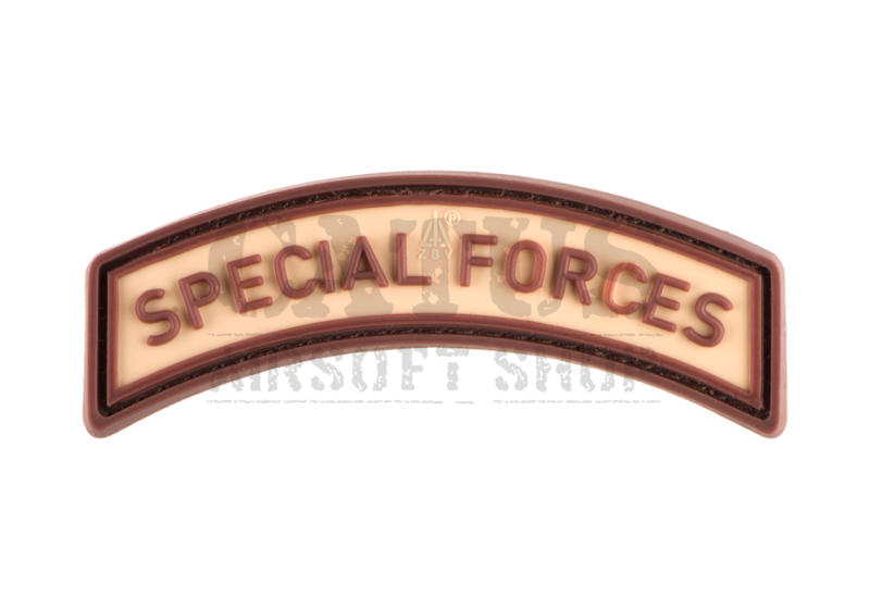 Naszywka na rzep 3D Special Forces Tab JTG Pustynia 