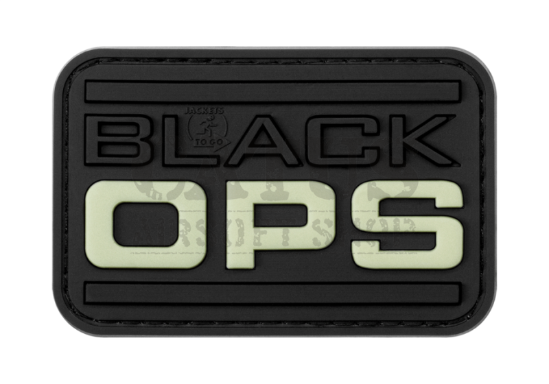Naszywka na rzep 3D Black OPS JTG Świecące w ciemności 