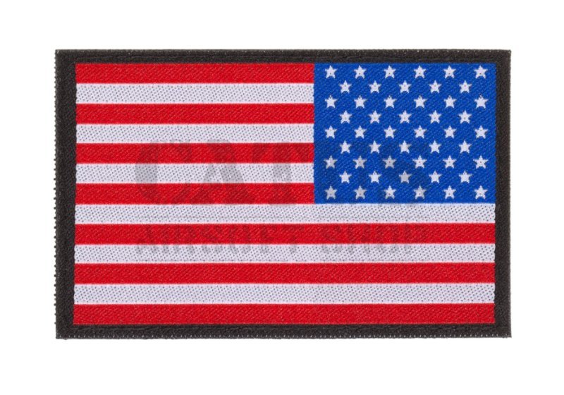 Nášivka na suchý zip s obrácenou vlajkou USA Color 