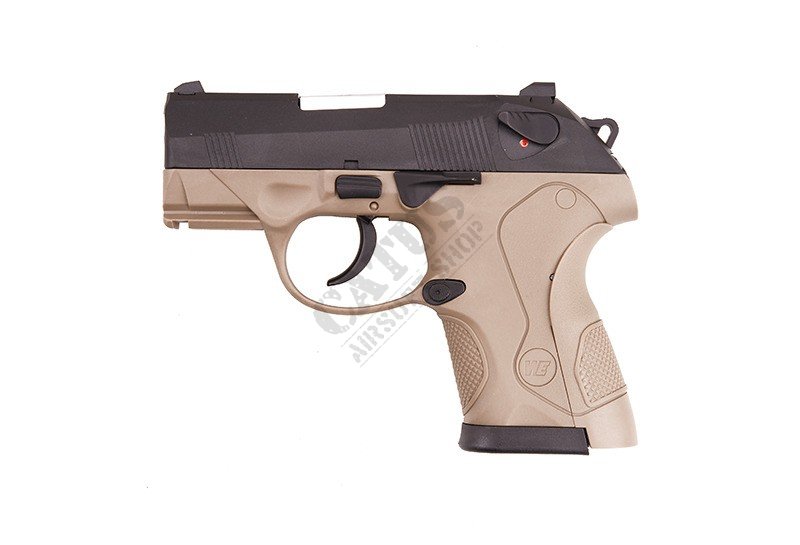 Pistolet airsoftowy WE GBB D001 Green Gas Tan 