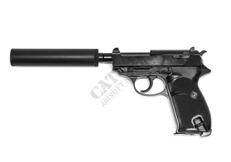 Pistolet airsoftowy WE GBB P011 z tłumikiem Green Gas  
