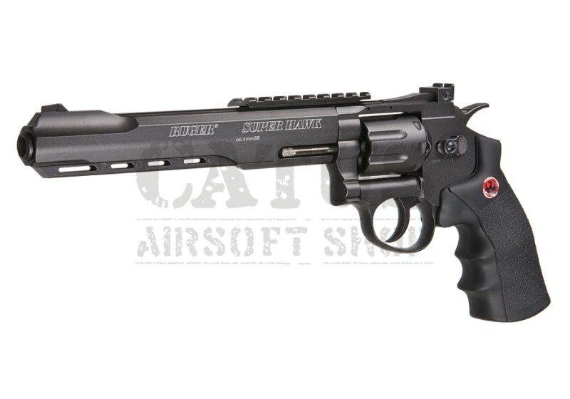 Umarex pistolet airsoftowy NBB Ruger SuperHawk 8 Revolver Co2 Czarny 