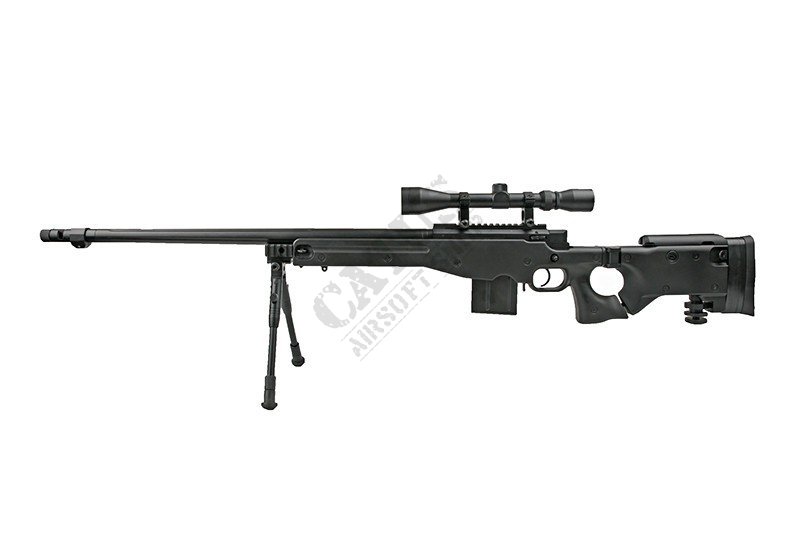 WELL Airsoft Sniper MB4403D z lunetą i dwójnogiem  