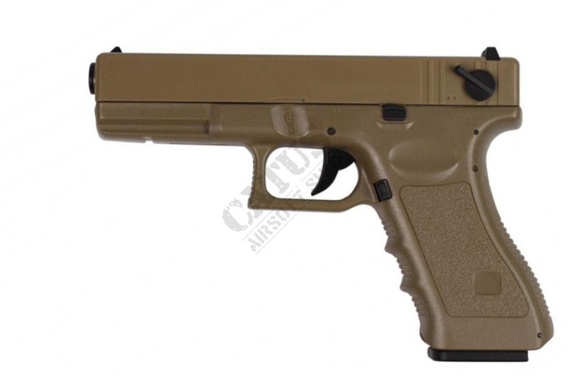 Pistolet airsoftowy CYMA AEP CM030S Tan 
