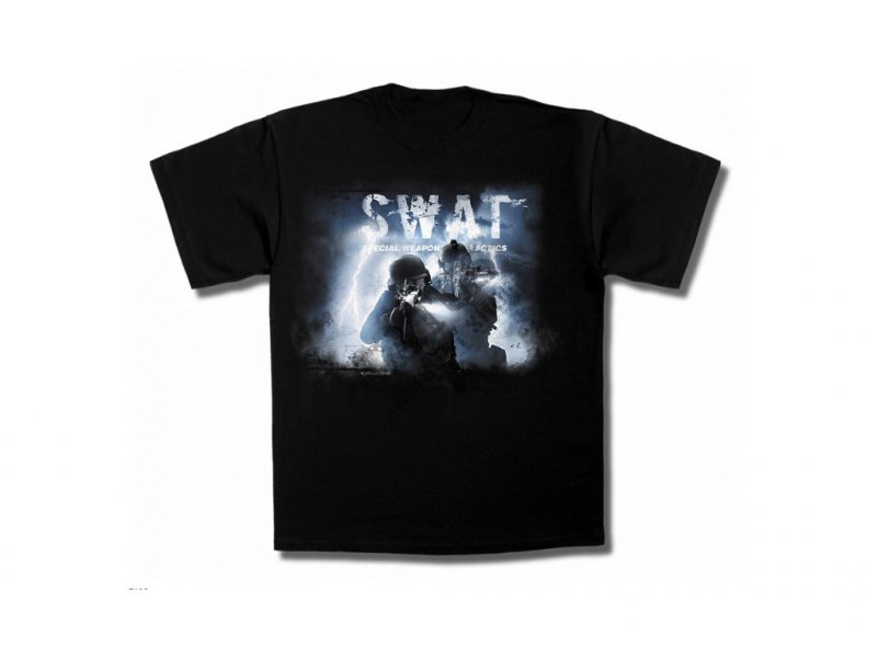Mil-Tec SWAT T-shirt czarny XL