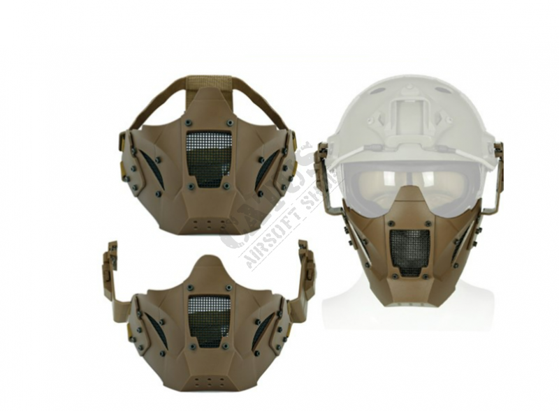 Maska taktyczna Iron Warrior Guerilla Tan 