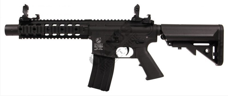 Pistolet airsoftowy CyberGun Colt M4 Keymod Silencer Czarny 