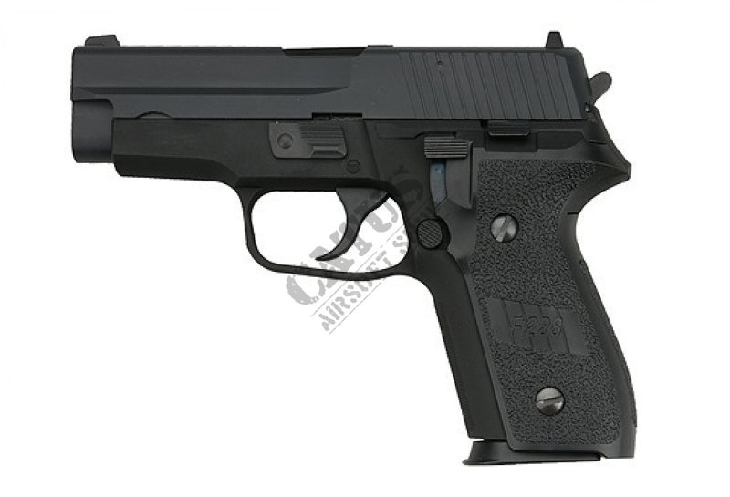 Pistolet airsoftowy WE GBB P228 Green Gas Czarny 