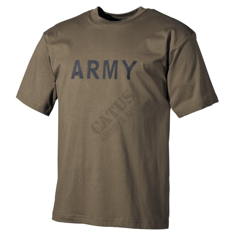 Koszulka wojskowa z krótkim rękawem MFH Oliwka XL