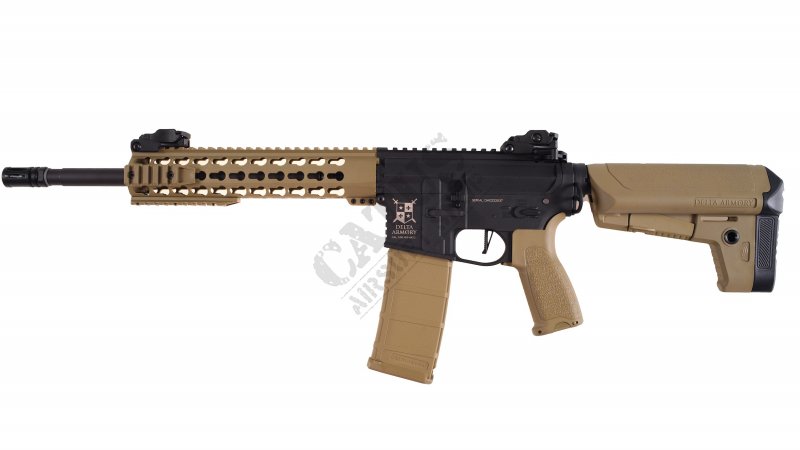 Pistolet airsoftowy Delta Armory M4 AR15 KeyMod 10" Charlie Pół opalenizny 