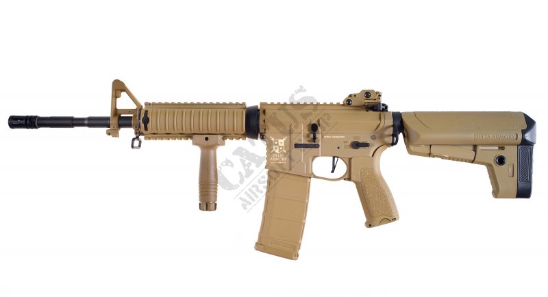 Delta Armory pistolet airsoftowy M4 AR15 RIS Charlie Pełna opalenizna 