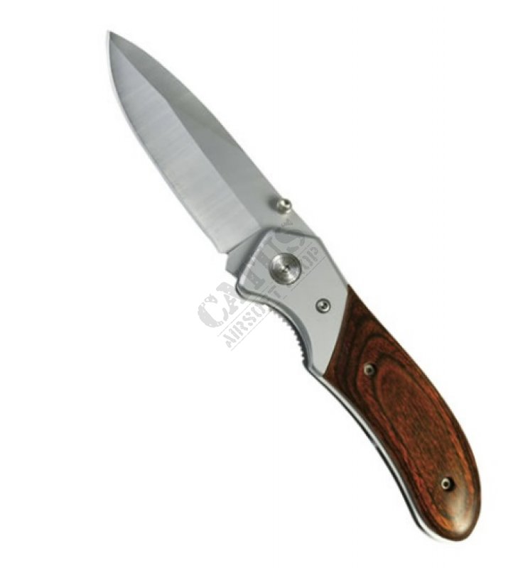 Nož za zapiranje z lesenim rezilom Mil-Tec  