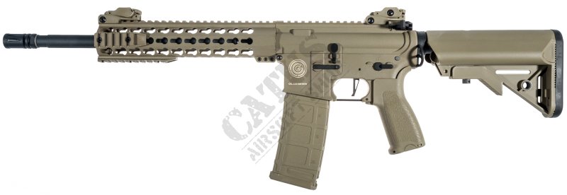 Pistolet airsoftowy Grand Power M4 AR15 KeyMod 10" Charlie Pełna opalenizna 