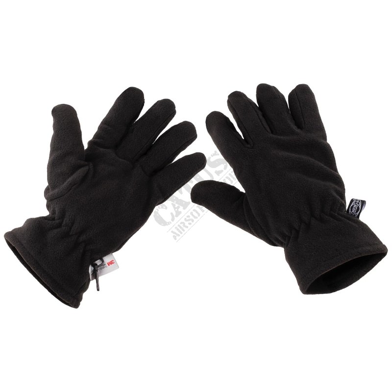 3M Thinsulate MFH rokavice iz flisa Črna XL