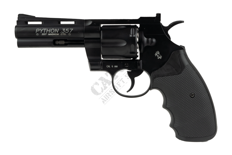 CyberGun airsoft pištola NBB Colt PYTHON .357 4" Revolver CO2 Črna 