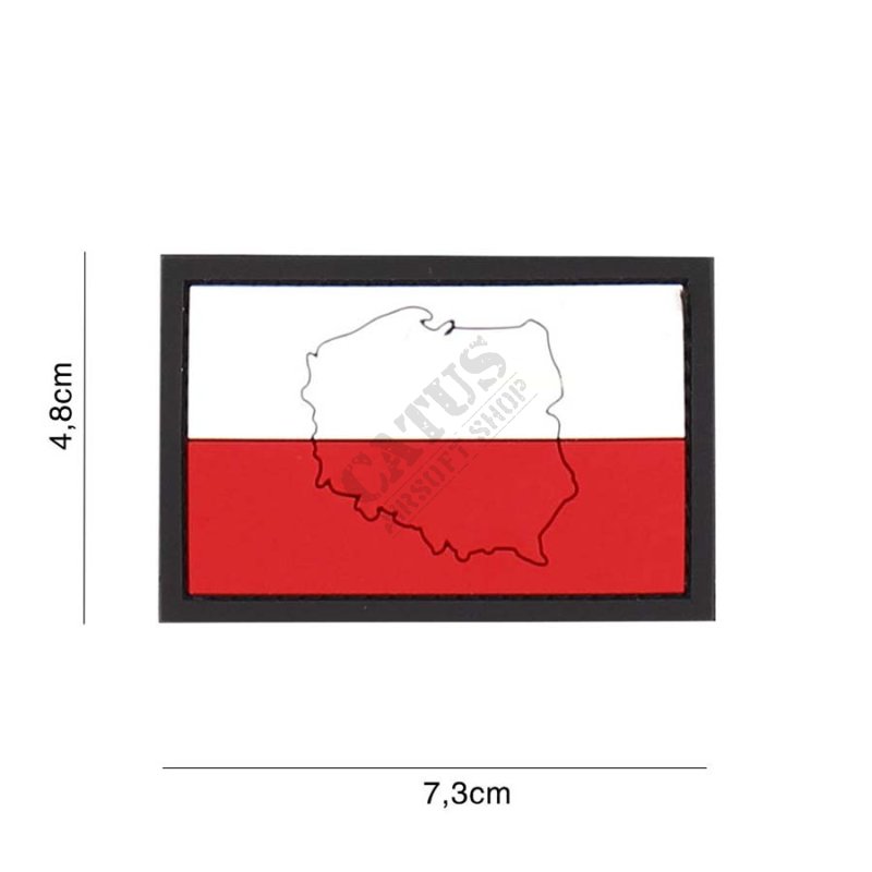 Naszywka na rzep 3D flaga Polski 101 INC  