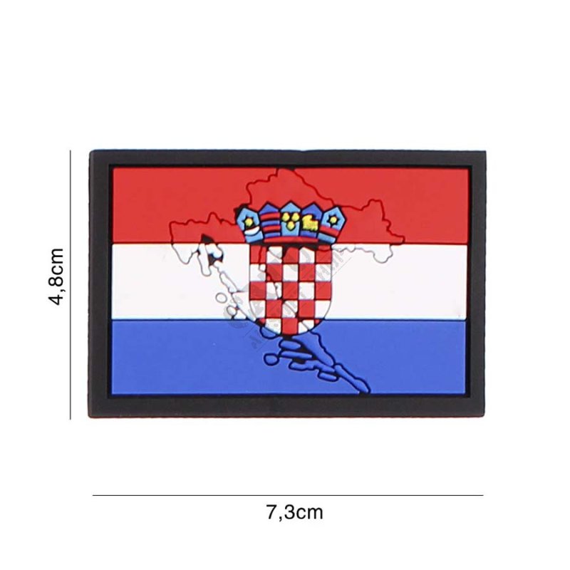 Écusson velcro 3D drapeau de la Croatie 101 INC  