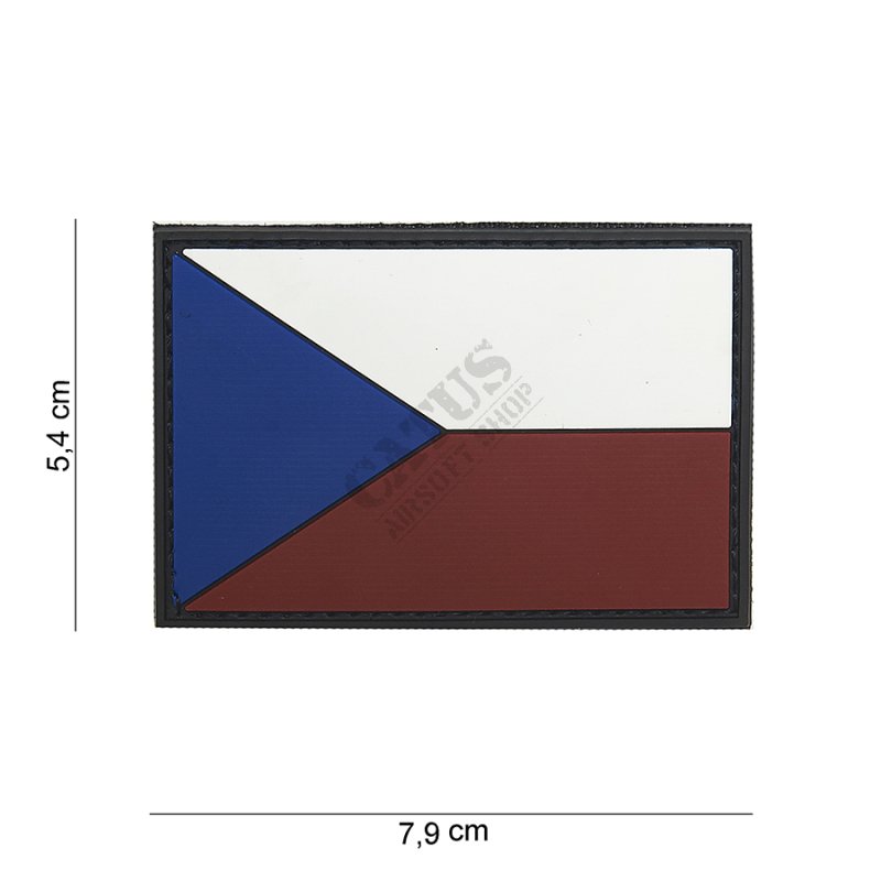 Naszywka na rzep 3D flaga Czech 101 INC  