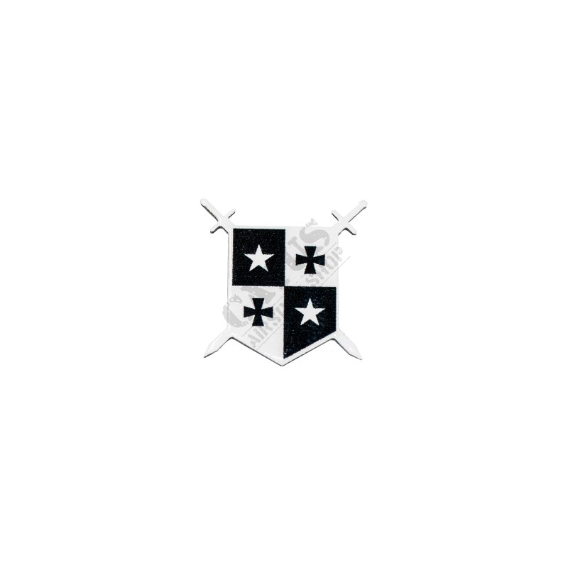 Pin Delta Armory Czarno-biała metalowa odznaka