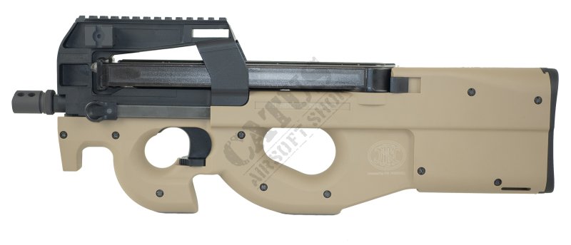 Pistolet airsoftowy WE FN P90 GBB Green Gas Ciemna Ziemia 