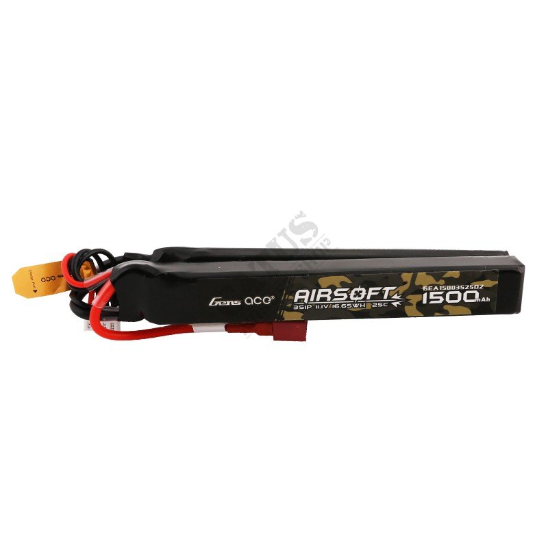 Batterie Airsoft Nunchuck 2X LiPo 11,1V 1500mAh 25C Deans T Gens Ace  