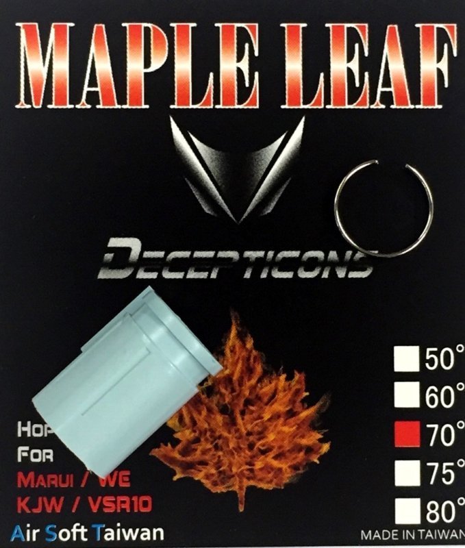 Airsoft Hop-up gumowy Decepticons 70° Maple Leaf Niebieski 