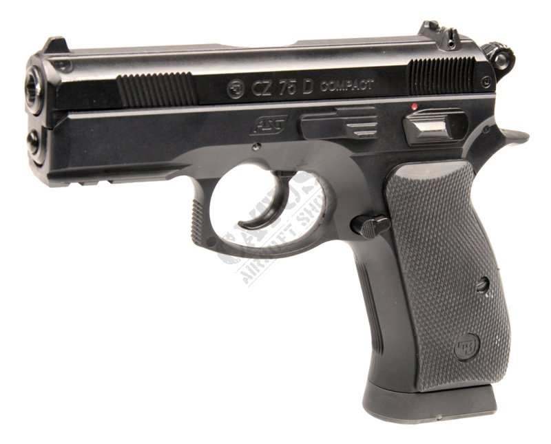 Pistolet pneumatyczny ASG CZ 75D Compact 4,5 mm CO2 NBB Czarny 
