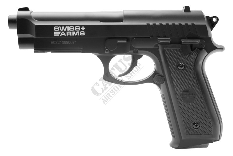 Pistolet pneumatyczny Swiss Arms SA 92 4,5mm CO2 NBB Czarny 