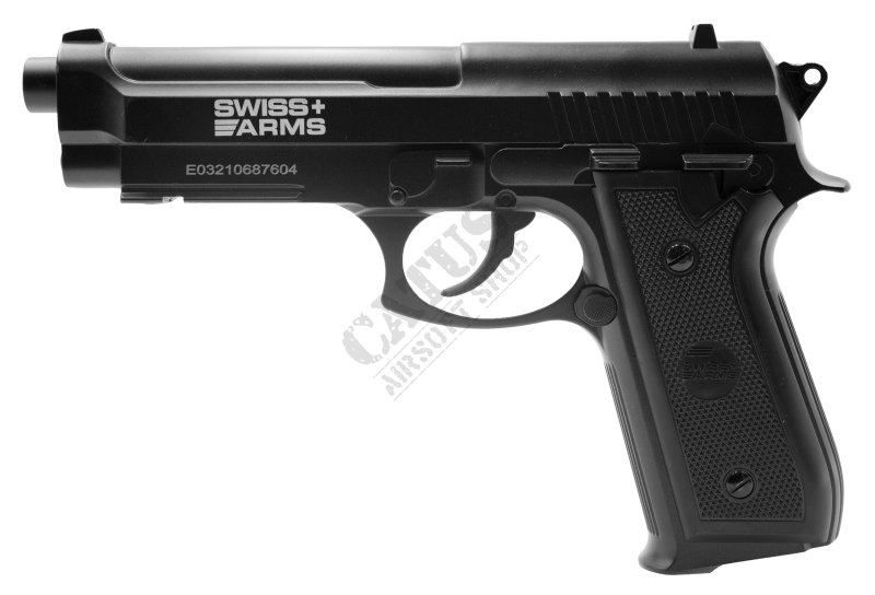 Pistolet pneumatyczny Swiss Arms SA P92 4,5mm CO2 NBB Czarny 